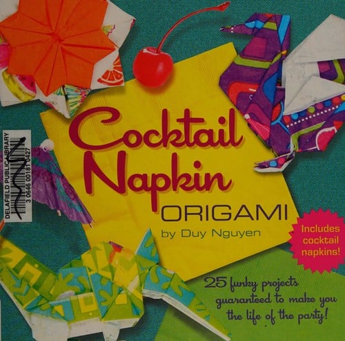 Cocktail napkin origami
