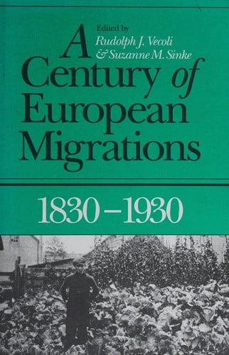 A Century of European migrations, 1830-1930