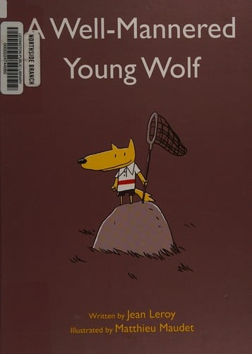 A well-mannered young wolf