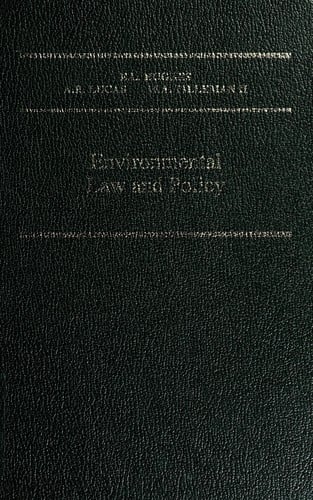 Environmental law and policy
