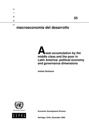 Asset accumulation by the middle class and the poor in Latin America