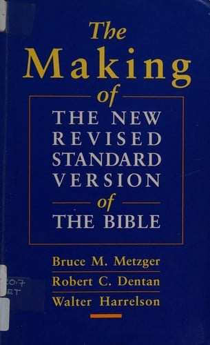 The making of the New Revised Standard version of the Bible