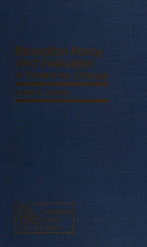 Education policy and evaluation