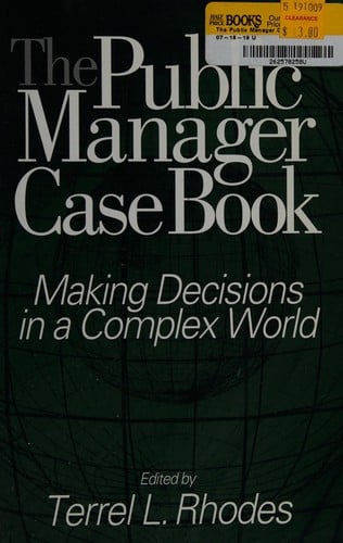 The public manager case book