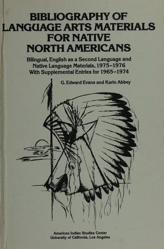 Bibliography of language arts materials for native North Americans