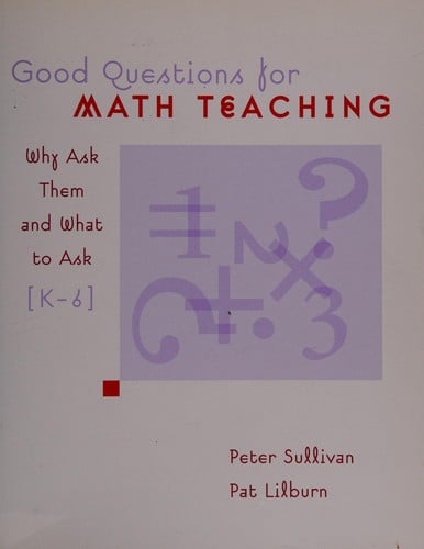 Good questions for math teaching