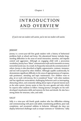 A best practice guide to assessment and intervention for autism and Asperger syndrome in schools