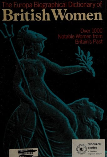 The Europa biographical dictionary of British women