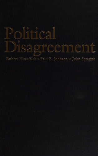 POLITICAL DISAGREEMENT: THE SURVIVAL OF DIVERSE OPINIONS WITHIN COMMUNICATION NETWORKS
