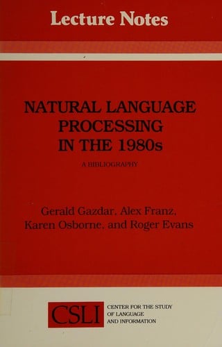 Natural language processing in the 1980s