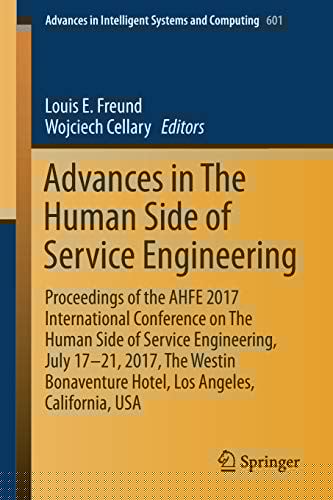 Advances in the human side of service engineering