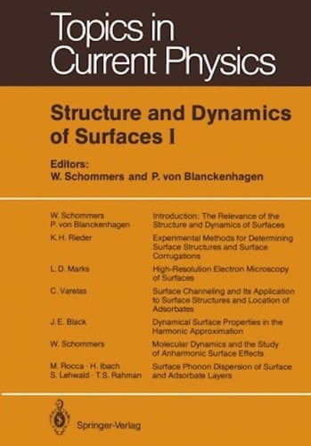 Structure and dynamics of surfaces