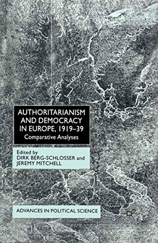 Authoritarianism and democracy in Europe, 1919-39