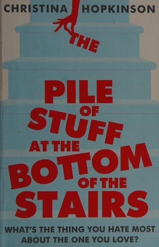 The pile of stuff at the bottom of the stairs