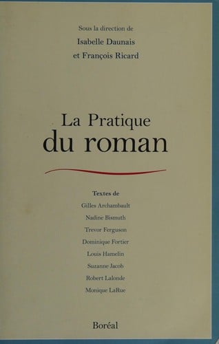 La pratique du roman