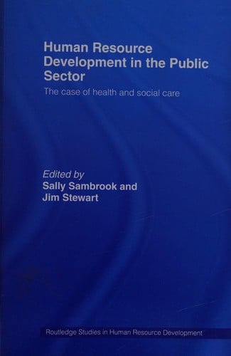 Human resource development in the public sector
