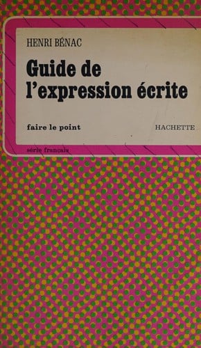 Guide de l'expression écrite