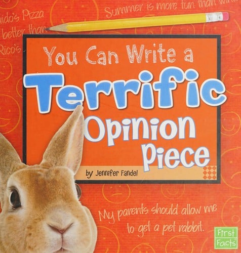 You can write a terrific opinion piece