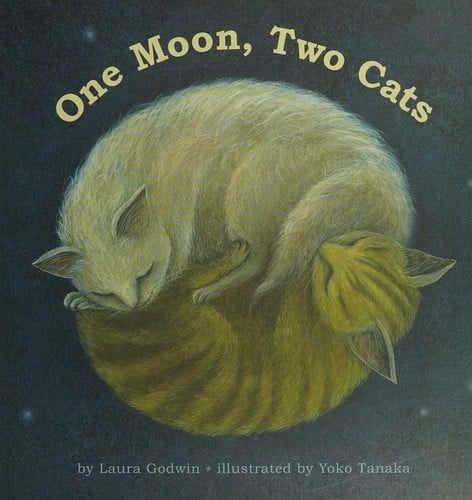 One moon, two cats