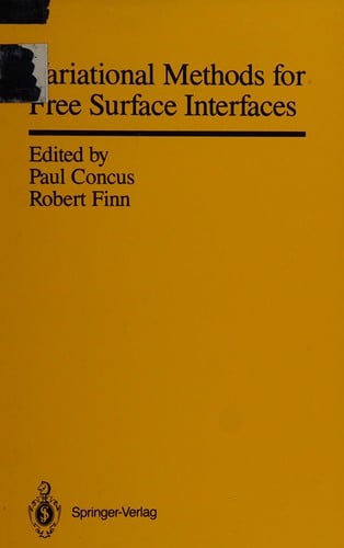 Variational methods for free surface interfaces
