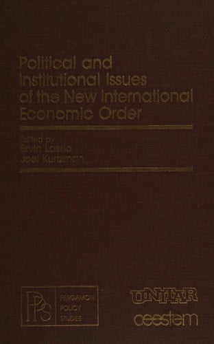 Political and institutional issue of the new international economic order