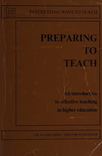 Preparing to teach