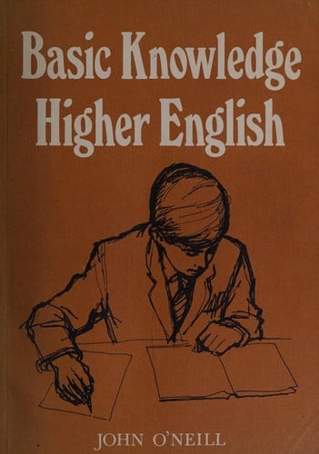 Basic knowledge Higher English
