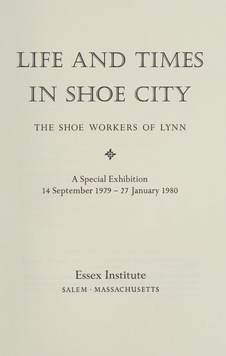 Life and times in Shoe City