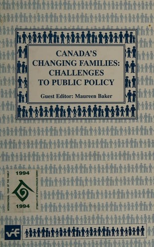 Canada's changing families