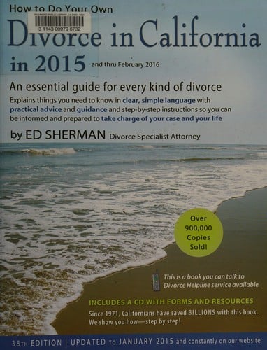 How to do your own divorce in California in 2015 and thru February 2016