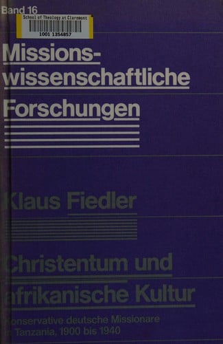 Christentum und afrikanische Kultur