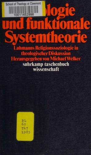 Theologie und funktionale Systemtheorie