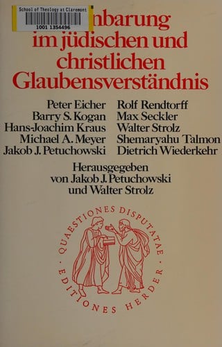 Offenbarung im jüdischen und christlichen Glaubensverständnis