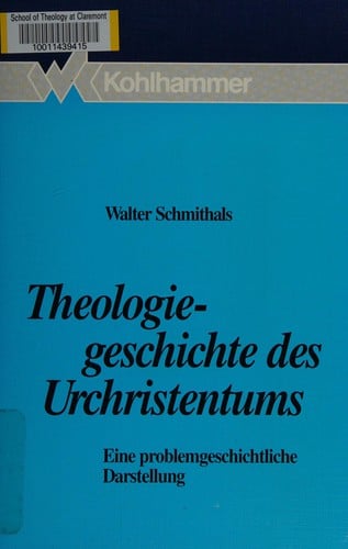 Theologiegeschichte des Urchristentums