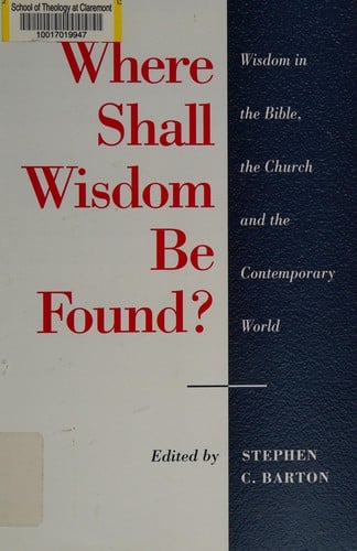 Where shall wisdom be found?