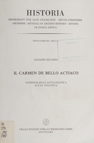 Il Carmen de bello Actiaco