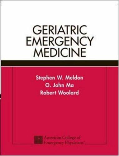 Geriatric emergency medicine