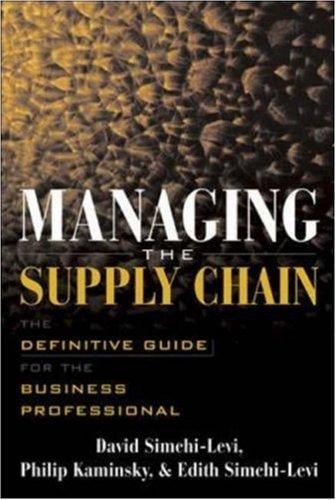 Managing the supply chain