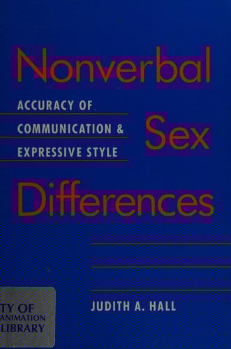 Nonverbal sex differences