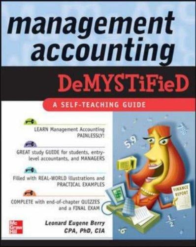 Management accounting demystified