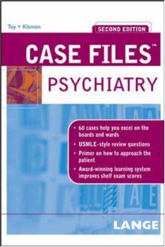 Case Files Psychiatry (Lange Case Files)