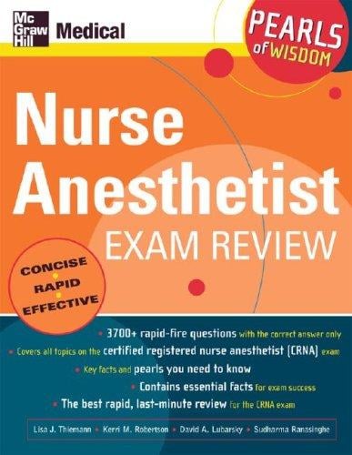 Nurse anesthetist exam review