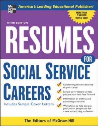 Resumes for social service careers