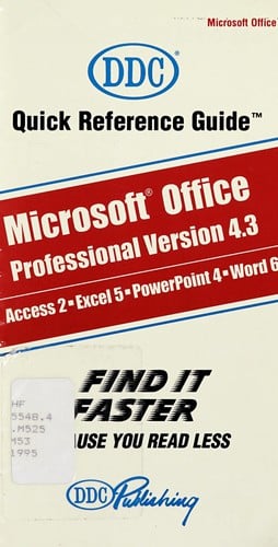 Microsoft Office Professional, version 4.3