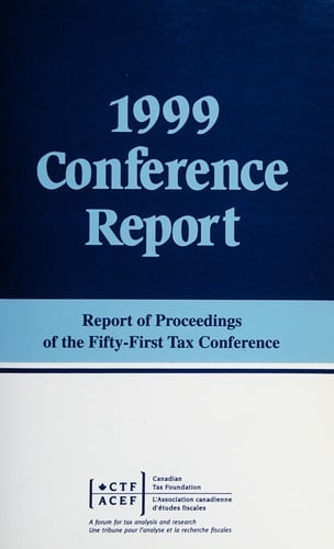 Report of proceedings of the fifty-first tax conference