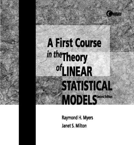 Linear Statistical Models