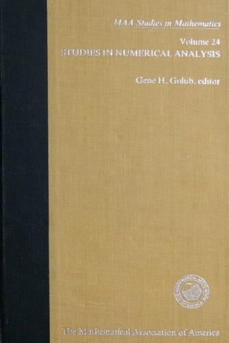 Studies in numerical analysis