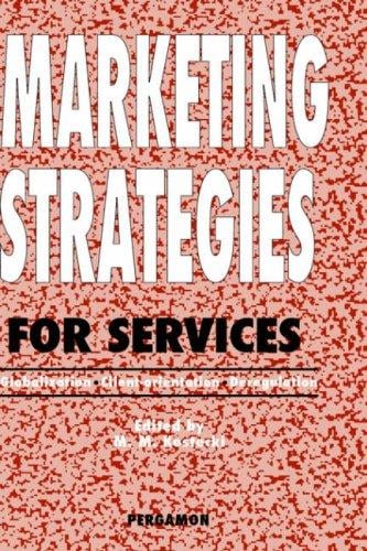 Marketing strategies for services