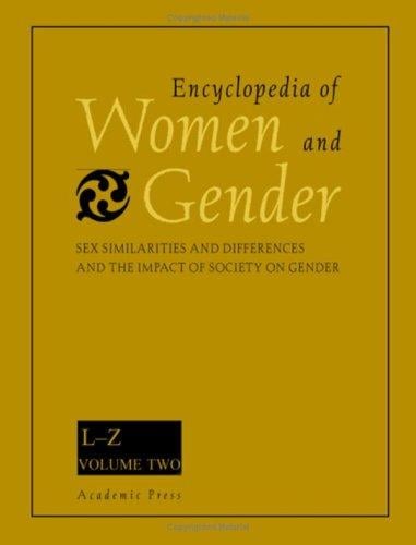 Encyclopedia of women and gender