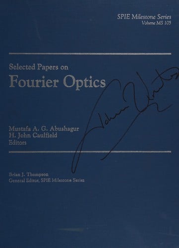 Selected papers on Fourier optics